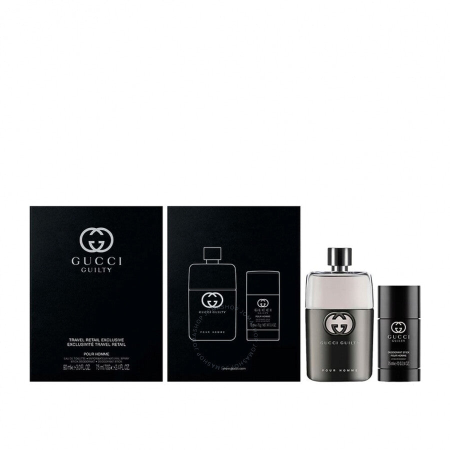 GUCCI GUILTY POUR HOMME 2 PCS TRAVEL SET